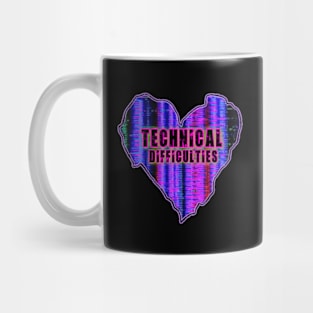 Broken Heart Technicolor Mug